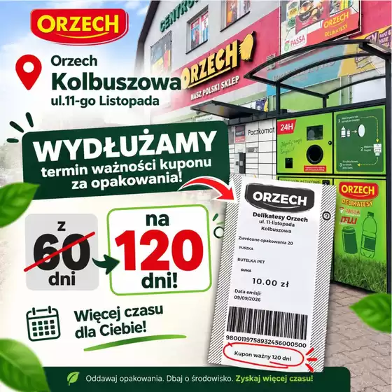 Katalog Orzech | Świetne rabaty na wybrane produkty | 2026-09-09T00:00:00.000Z - 2027-01-07T00:00:00.000Z