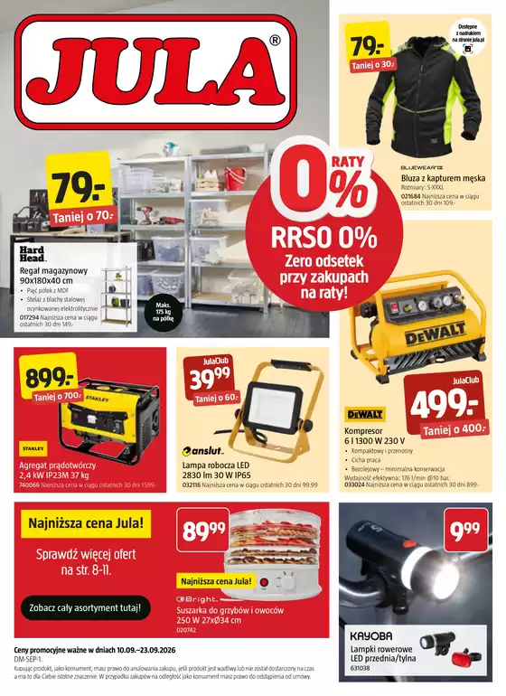 Katalog Jula w: Słupia | TC | 2026-09-10T00:00:00.000Z - 2026-09-23T00:00:00.000Z