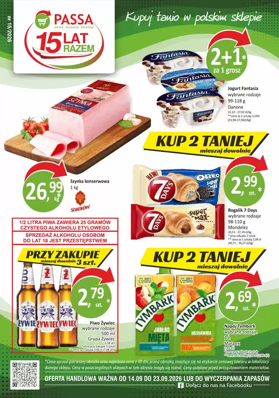 Katalog Sklepy S w: Mrozy | Oferta handlowa wazna od 14,09 do 23,09,2026 | 2026-09-14T00:00:00.000Z - 2026-09-23T00:00:00.000Z