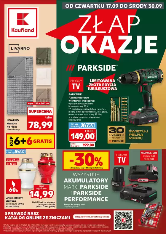 Katalog Kaufland | Kaufland Non food ważne do 30.09 | 2026-09-17T00:00:00.000Z - 2026-09-30T00:00:00.000Z