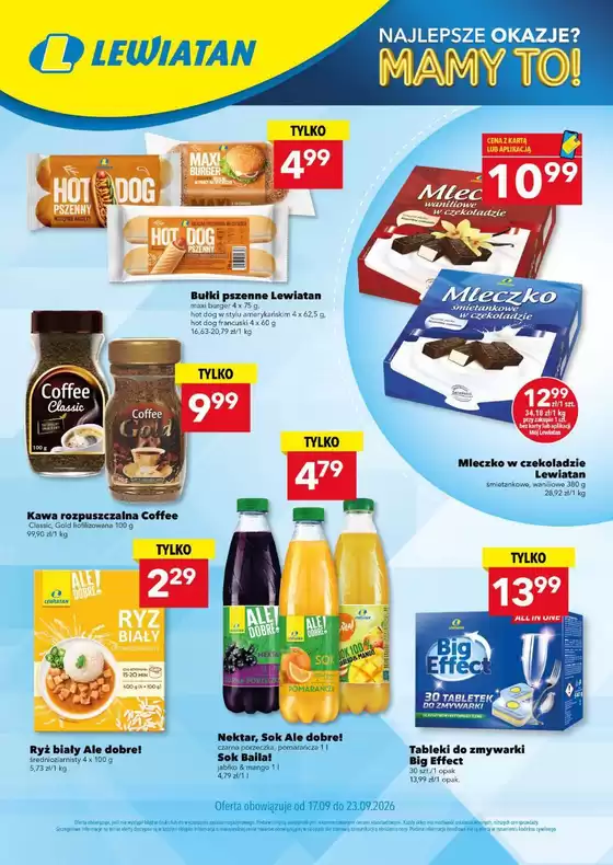 Katalog Lewiatan w: Rędziny | Świetne rabaty na wybrane produkty | 2026-09-17T00:00:00.000Z - 2026-09-23T00:00:00.000Z