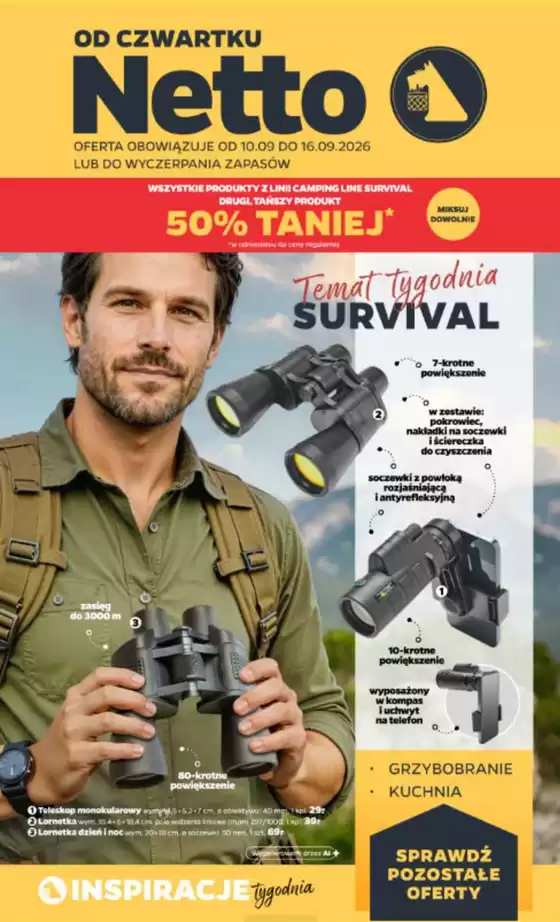 Katalog Netto | Temat tygodnia Survival | 2026-09-01T00:00:00.000Z - 2026-09-16T00:00:00.000Z