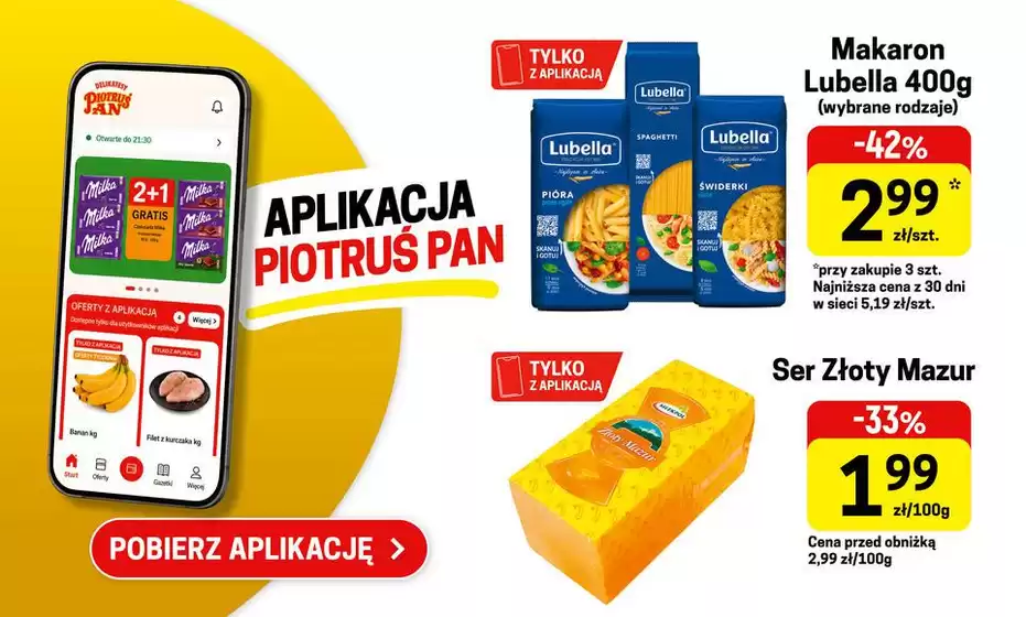 Katalog Delikatesy Piotruś Pan | Specjalne oferty dla Ciebie | 2026-09-16T00:00:00.000Z - 2026-09-30T00:00:00.000Z