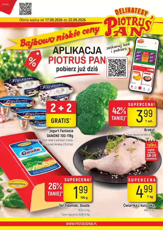 Katalog Delikatesy Piotruś Pan | Detal 25 2026 www | 2026-09-17T00:00:00.000Z - 2026-09-22T00:00:00.000Z