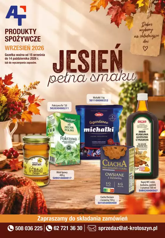 Katalog AT | gazetka spozywcza wrzesien 2026 skompresowany | 2026-09-15T00:00:00.000Z - 2026-10-14T00:00:00.000Z
