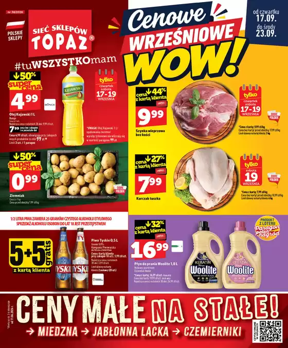 Katalog Topaz | Nasze najlepsze oferty dla Ciebie | 2026-09-17T00:00:00.000Z - 2026-09-23T00:00:00.000Z