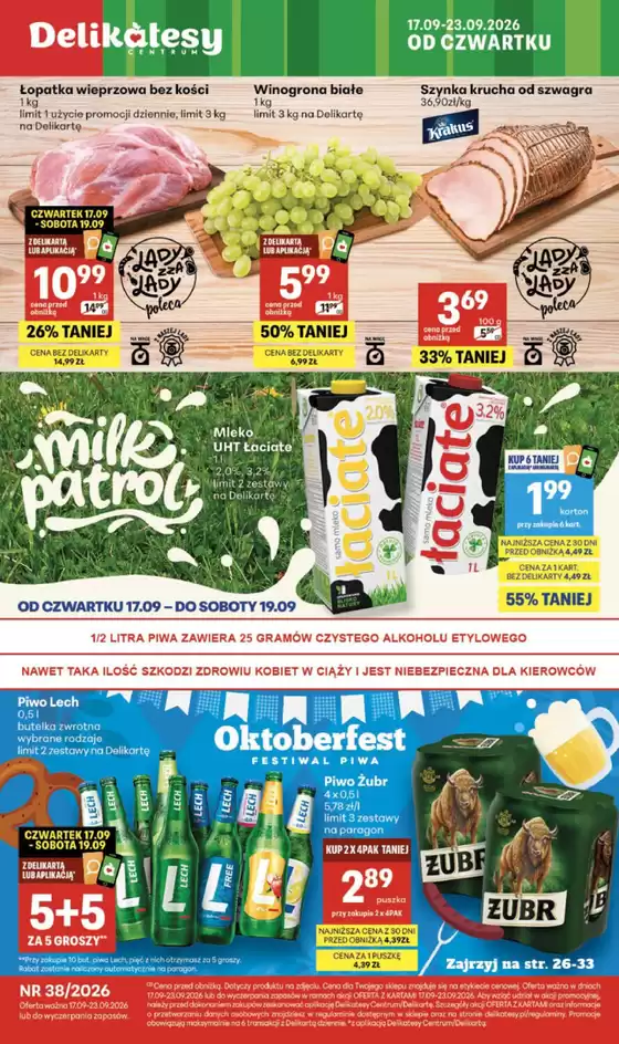 Katalog Delikatesy Centrum | Delikatesy Centrum gazetka | 2026-09-17T00:00:00.000Z - 2026-09-23T00:00:00.000Z