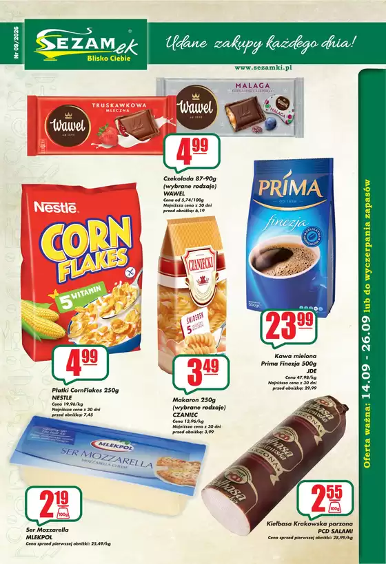 Katalog Sezamek | Sezamek gazetka | 2026-09-14T00:00:00.000Z - 2026-09-26T00:00:00.000Z