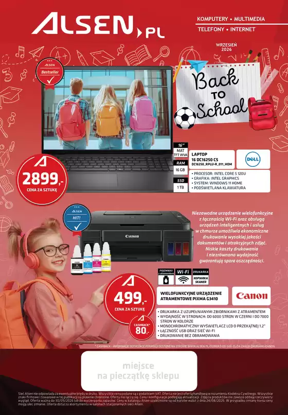 Katalog Alsen w: Lidzbark | Back to school | 2026-09-17T00:00:00.000Z - 2026-09-30T00:00:00.000Z