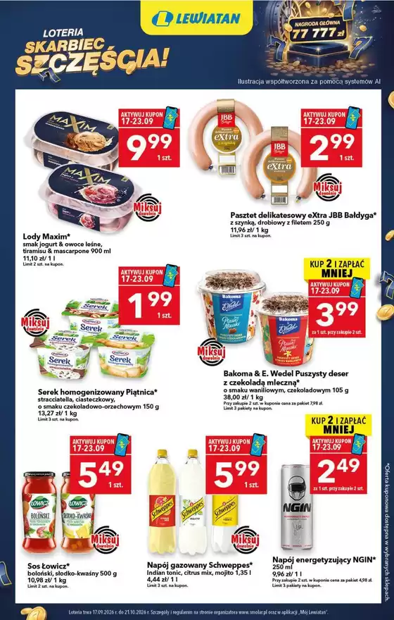 Katalog Lewiatan w: Brzóza | Ekskluzywne oferty dla naszych klientów | 2026-09-17T00:00:00.000Z - 2026-10-21T00:00:00.000Z