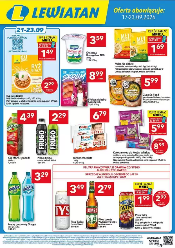 Katalog Lewiatan w: Brzóza | Rabaty i promocje | 2026-09-17T00:00:00.000Z - 2026-09-23T00:00:00.000Z