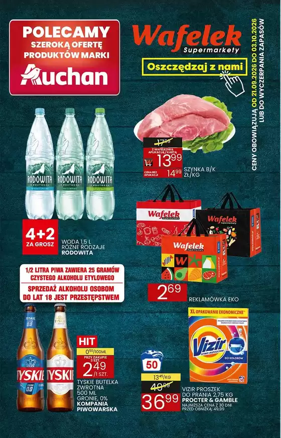 Katalog Wafelek | Nasze najlepsze oferty dla Ciebie | 2026-09-21T00:00:00.000Z - 2026-10-03T00:00:00.000Z