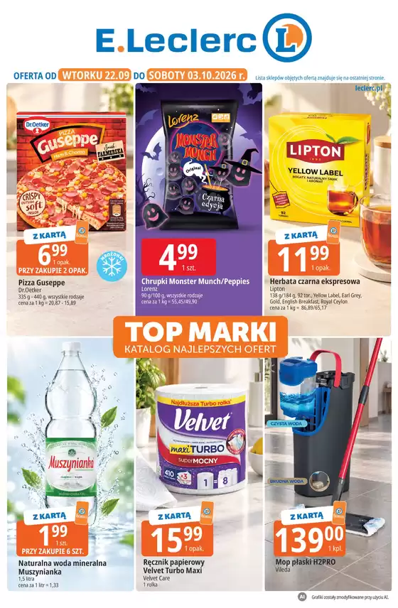 Katalog E.Leclerc w: Czaniec | E.Leclerc gazetka | 2026-09-22T00:00:00.000Z - 2026-10-03T00:00:00.000Z