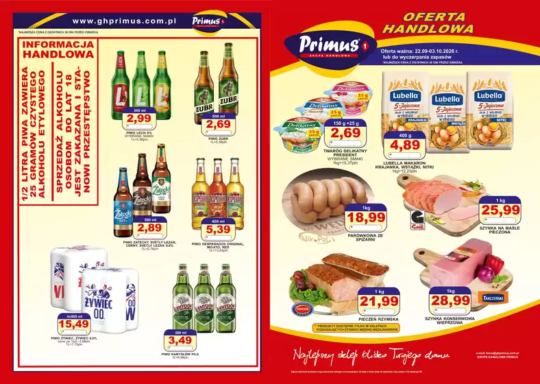 Katalog Primus | Plakat1 | 2026-09-22T00:00:00.000Z - 2026-10-03T00:00:00.000Z