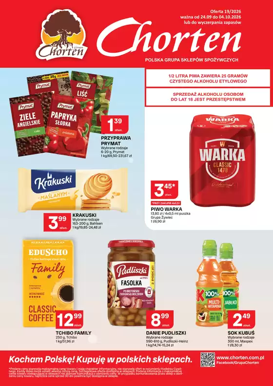 Katalog Chorten | Południe plakat 19 spożywczy 2026 09 18 083124 | 2026-09-24T00:00:00.000Z - 2026-10-04T00:00:00.000Z
