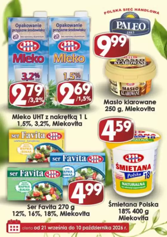 Katalog Delikatesy Paleo | Świetna oferta dla wszystkich klientów | 2026-09-21T00:00:00.000Z - 2026-10-10T00:00:00.000Z