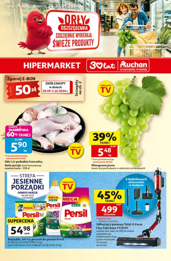 Katalog Auchan w: Łomianki | Gazetka 30 Lat Hipermarket Auchan | 2026-09-24T00:00:00.000Z - 2026-09-30T00:00:00.000Z