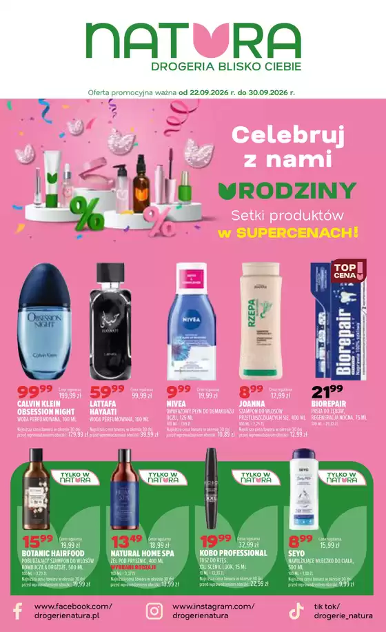 Katalog Drogerie Natura | 875f31694d44ea216844c47c1e0ad6c2c32d5f48 | 2026-09-22T00:00:00.000Z - 2026-09-30T00:00:00.000Z