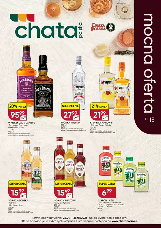 Katalog Chata Polska w: Straszyn | Mocna Oferta | 2026-09-22T00:00:00.000Z - 2026-09-28T00:00:00.000Z