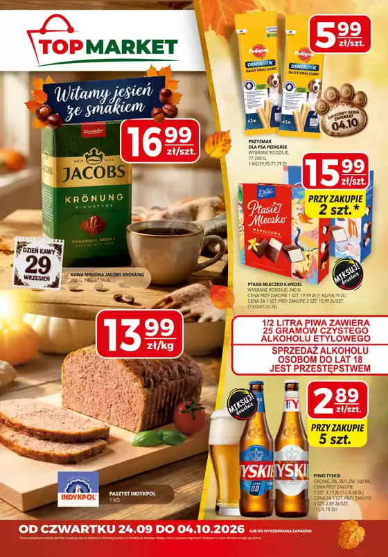 Katalog Polska Grupa Supermarketów w: Osielsko | Witamy jesień ze smakiem | 2026-09-24T00:00:00.000Z - 2026-10-04T00:00:00.000Z