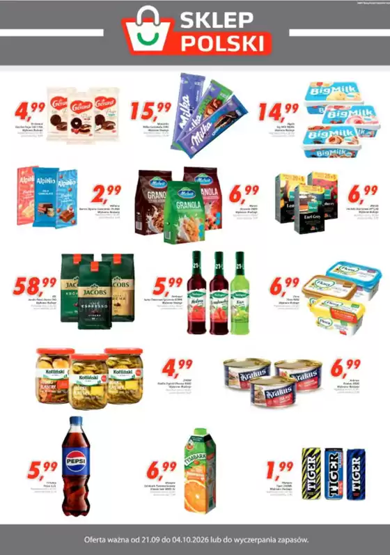Katalog Sklep Polski | Oferta ważna od 21.09 do 04.10.2026 IL | 2026-09-22T00:00:00.000Z - 2026-10-04T00:00:00.000Z