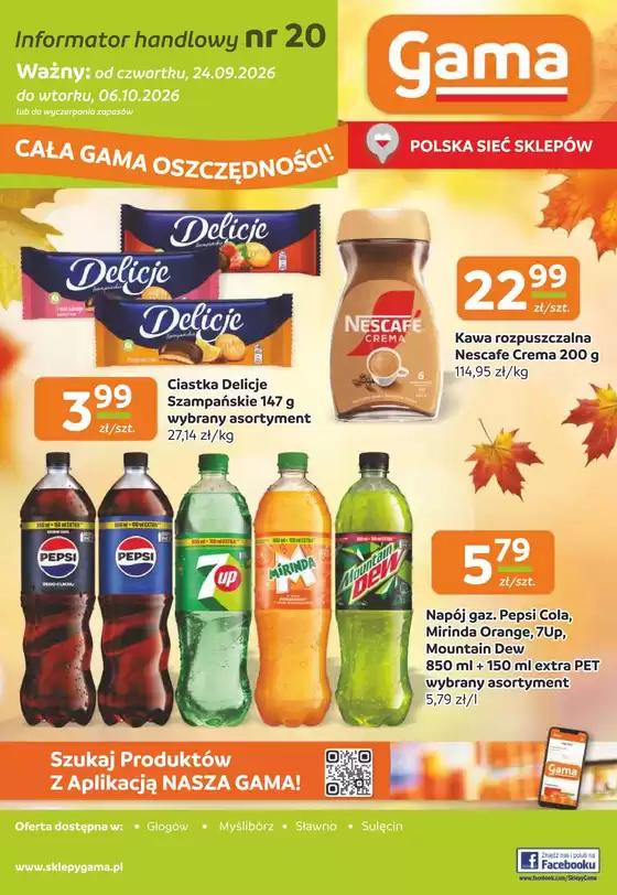 Katalog GAMA | Rabaty i promocje | 2026-09-24T00:00:00.000Z - 2026-10-06T00:00:00.000Z