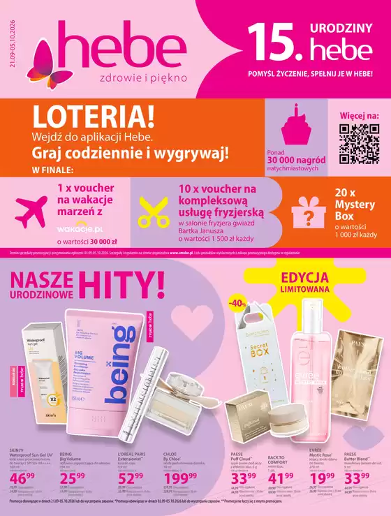 Katalog Hebe | Plachtaurodzinowa2 | 2026-09-21T00:00:00.000Z - 2026-10-05T00:00:00.000Z