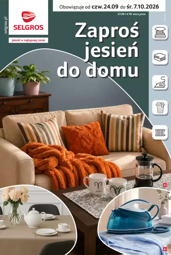 Katalog Selgros | Katalog Home_deco | 2026-09-24T00:00:00.000Z - 2026-10-07T00:00:00.000Z