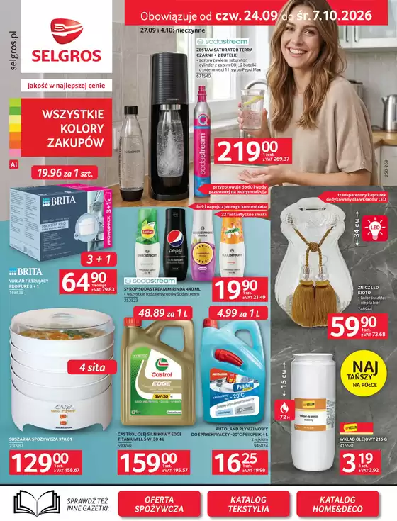 Katalog Selgros | Oferta przemysłowa | 2026-09-24T00:00:00.000Z - 2026-10-07T00:00:00.000Z