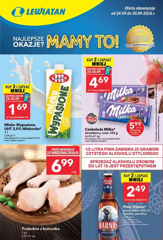 Katalog Lewiatan w: Zabrze | Świetna oferta dla wszystkich klientów | 2026-09-24T00:00:00.000Z - 2026-09-30T00:00:00.000Z