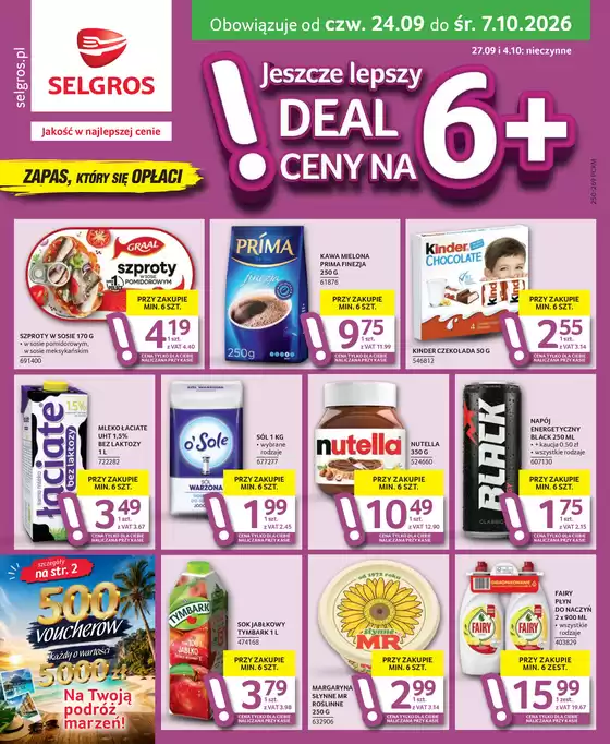 Katalog Selgros | Oferta dla profesjonalistów | 2026-09-24T00:00:00.000Z - 2026-10-07T00:00:00.000Z