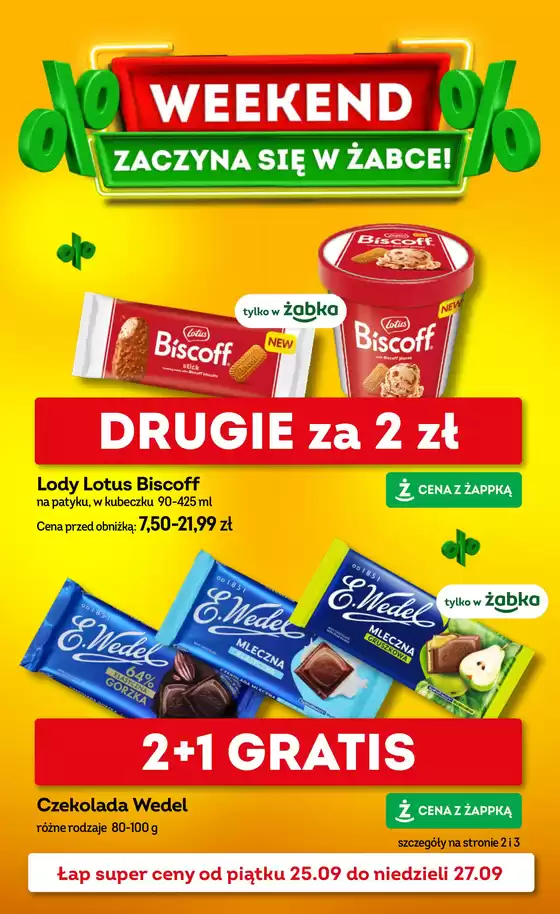 Katalog Żabka w: Tylmanowa | Świetna oferta dla łowców okazji | 2026-09-25T00:00:00.000Z - 2026-09-27T00:00:00.000Z