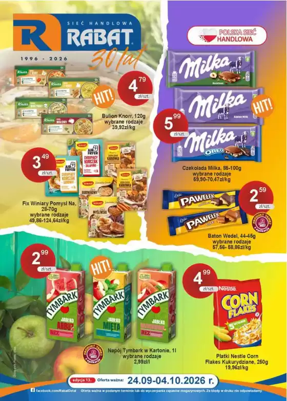 Katalog Rabat w: Kisiny | Rabat gazetka | 2026-09-24T00:00:00.000Z - 2026-10-04T00:00:00.000Z