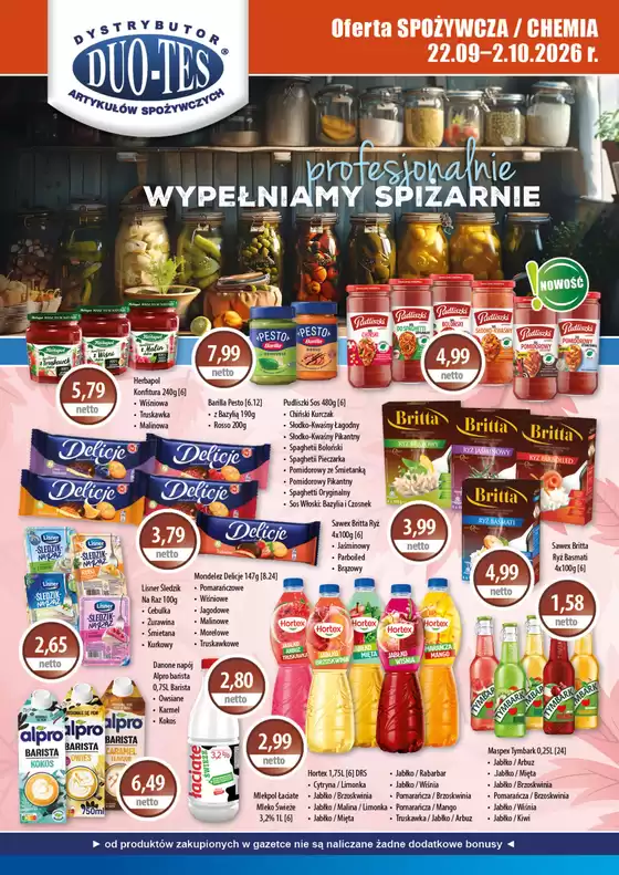 Katalog DUO-TES | Gazetka Wrzesień 2026 – część 2 | 2026-09-24T00:00:00.000Z - 2026-10-02T00:00:00.000Z