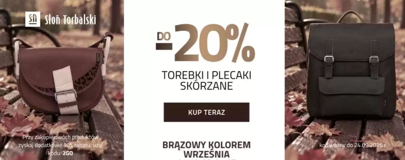 Katalog Słoń Torbalski | Do - 20 % | 2026-09-24T00:00:00.000Z - 2026-10-18T00:00:00.000Z