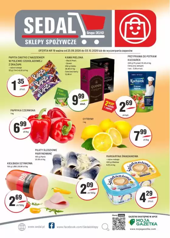 Katalog Sedal w: Szaflary | Sedal gazetka | 2026-09-23T00:00:00.000Z - 2026-10-03T00:00:00.000Z