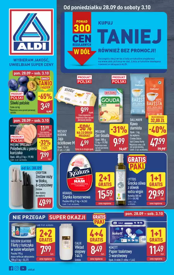 Katalog Aldi w: Bartoszyce | Aldi gazetka | 2026-09-28T00:00:00.000Z - 2026-10-03T00:00:00.000Z
