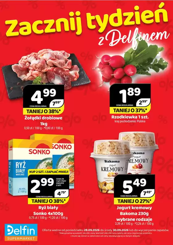 Katalog Delfin w: Jeżów | Najlepsze oferty dla wszystkich łowców okazji | 2026-09-28T00:00:00.000Z - 2026-09-30T00:00:00.000Z