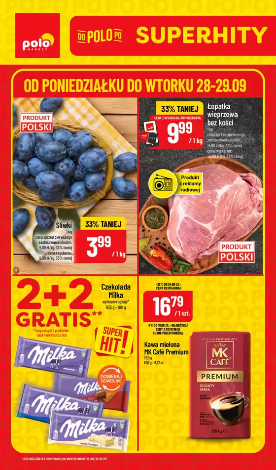 Katalog POLOmarket | SuperHity POLOmarkt do wtorku 29.09 (G40) | 2026-09-28T00:00:00.000Z - 2026-09-29T00:00:00.000Z