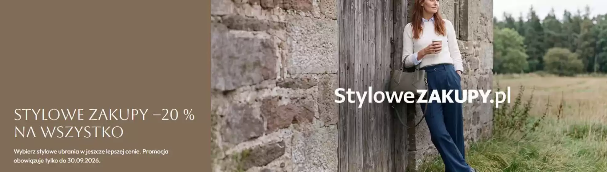 Katalog Orsay | Stylowe zakupy -20% na wszystko | 2026-09-28T00:00:00.000Z - 2026-09-30T00:00:00.000Z