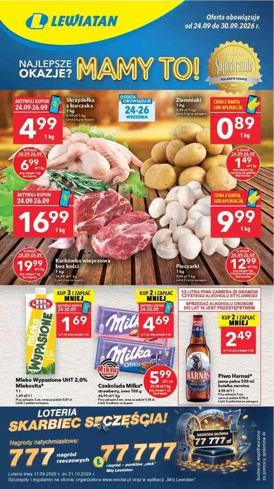 Katalog Lewiatan w: Gorzów Wielkopolski | Najlepsze oferty dla oszczędnych | 2026-09-24T00:00:00.000Z - 2026-09-30T00:00:00.000Z