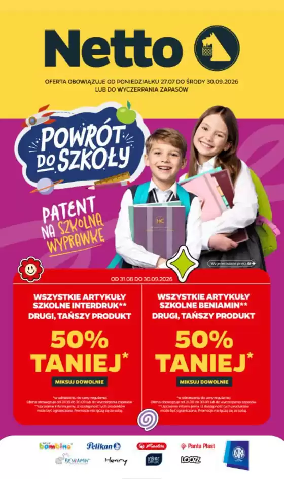 Katalog Netto | Powrót do szkoły | 2026-09-25T00:00:00.000Z - 2026-09-30T00:00:00.000Z