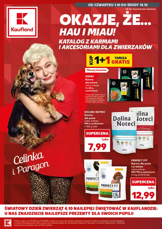 Katalog Kaufland w: Rumia | Kaufland Zwierzaki ważne do 14.10 | 2026-10-01T00:00:00.000Z - 2026-10-14T00:00:00.000Z