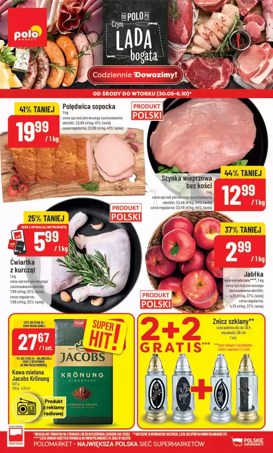 Katalog POLOmarket | Nowe promocje POLOmarket do 06.10 (G40) | 2026-09-30T00:00:00.000Z - 2026-10-06T00:00:00.000Z