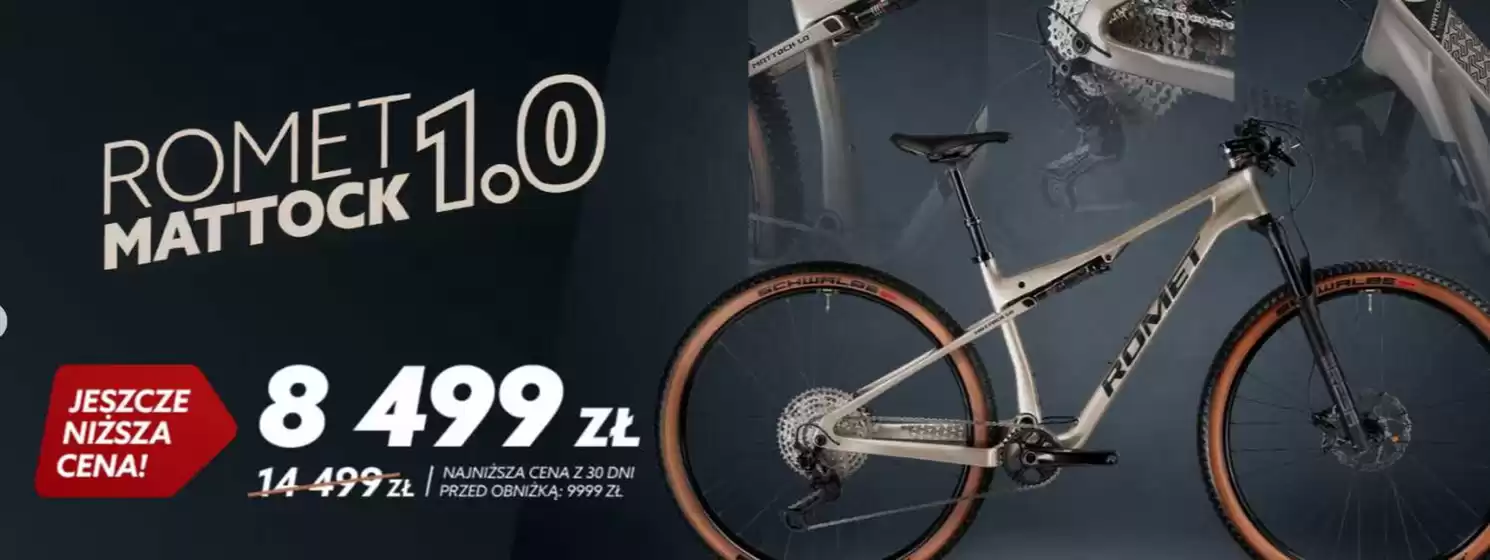 Katalog Romet | Promocja do 31.12 | 2026-09-29T00:00:00.000Z - 2026-12-31T00:00:00.000Z