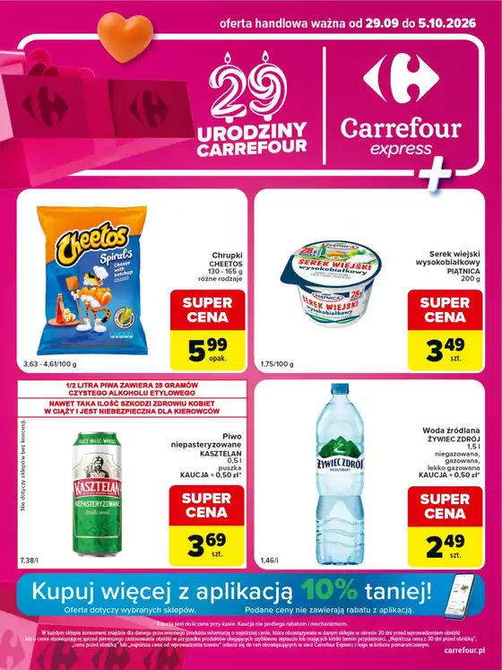 Katalog Carrefour Express w: Mielnik | Gazetka Express w SUMIE ekspresowe zakupy | 2026-09-28T00:00:00.000Z - 2026-10-05T00:00:00.000Z
