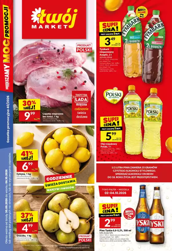 Katalog Twój Market | Twój Market gazetka | 2026-09-30T00:00:00.000Z - 2026-10-06T00:00:00.000Z