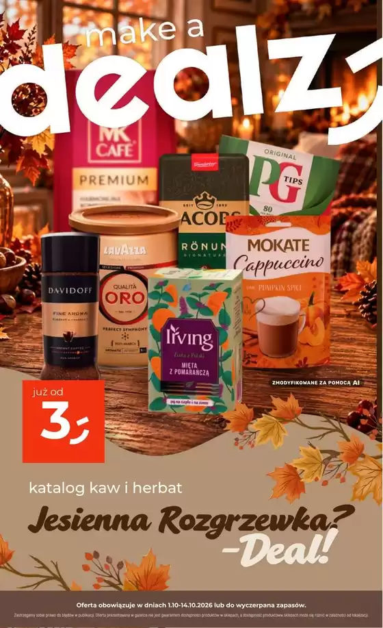Katalog Dealz w: Goniądz | Rabaty i promocje | 2026-10-01T00:00:00.000Z - 2026-10-14T00:00:00.000Z