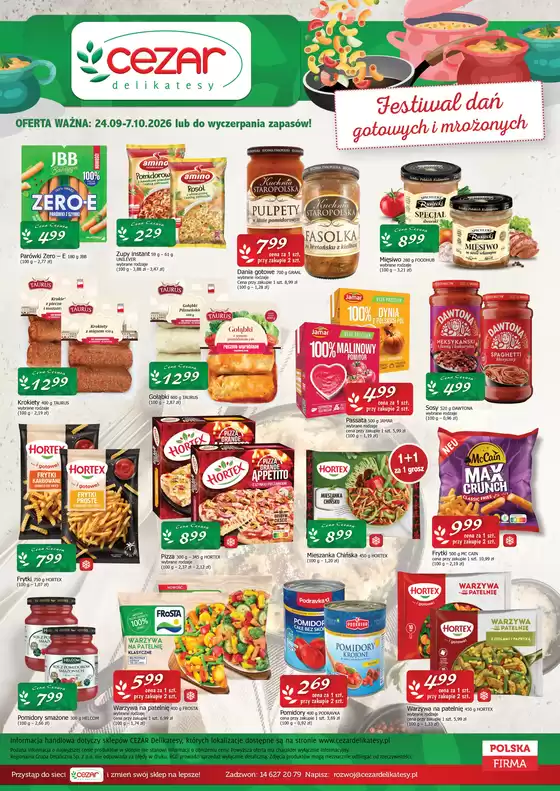 Katalog Cezar Delikatesy | OKRES OBOWIĄZYWANIA 24.09 - 07.10.2026 | 2026-09-24T00:00:00.000Z - 2026-10-07T00:00:00.000Z