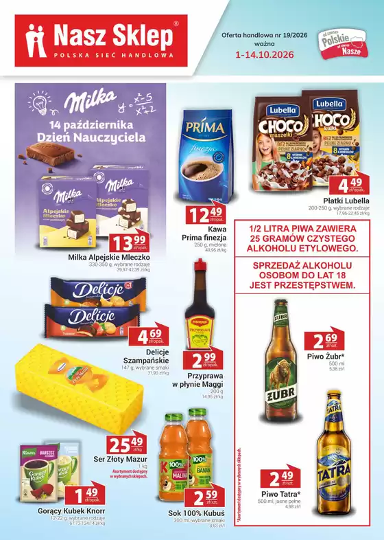 Katalog Nasz Sklep | Nasze najlepsze oferty dla Ciebie | 2026-10-01T00:00:00.000Z - 2026-10-14T00:00:00.000Z